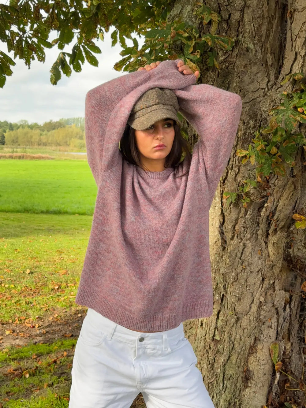 Orla knit blouse - Light purple