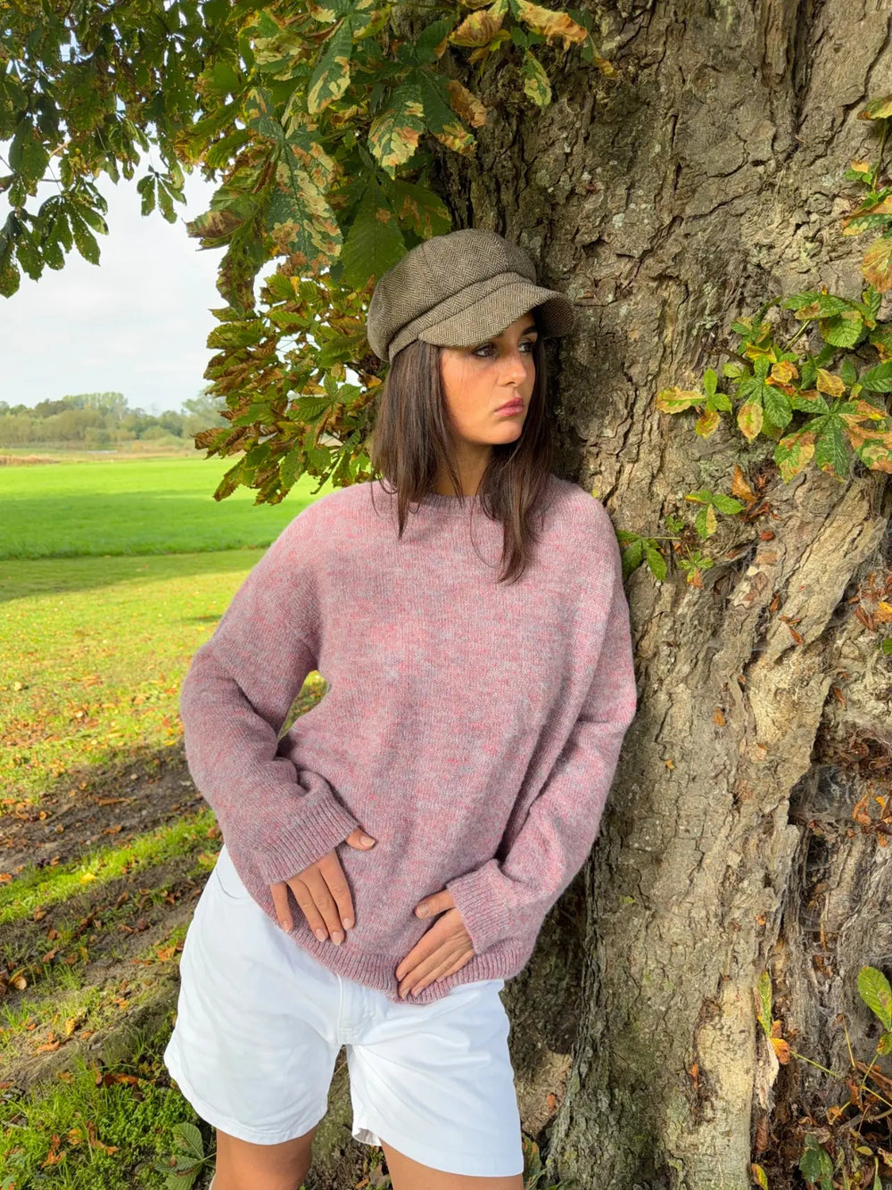 Orla knit blouse - Light purple