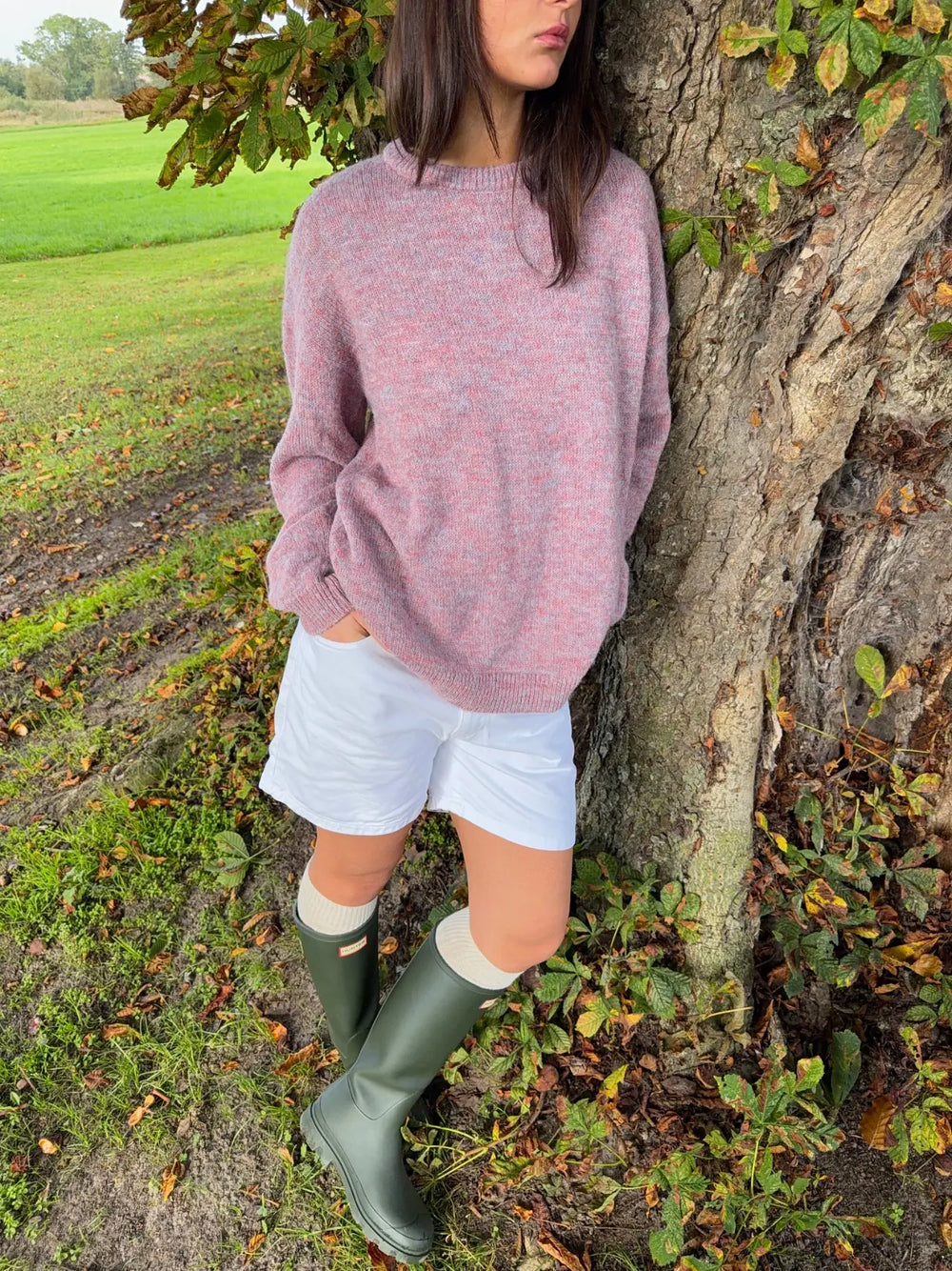 Orla knit blouse - Light purple