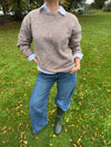 Orla knit blouse - Taupe