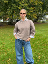 Orla knit blouse - Taupe