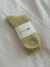 Knitted socks - Light green