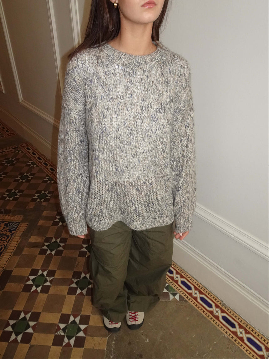 Jeala knit - Grey/beige