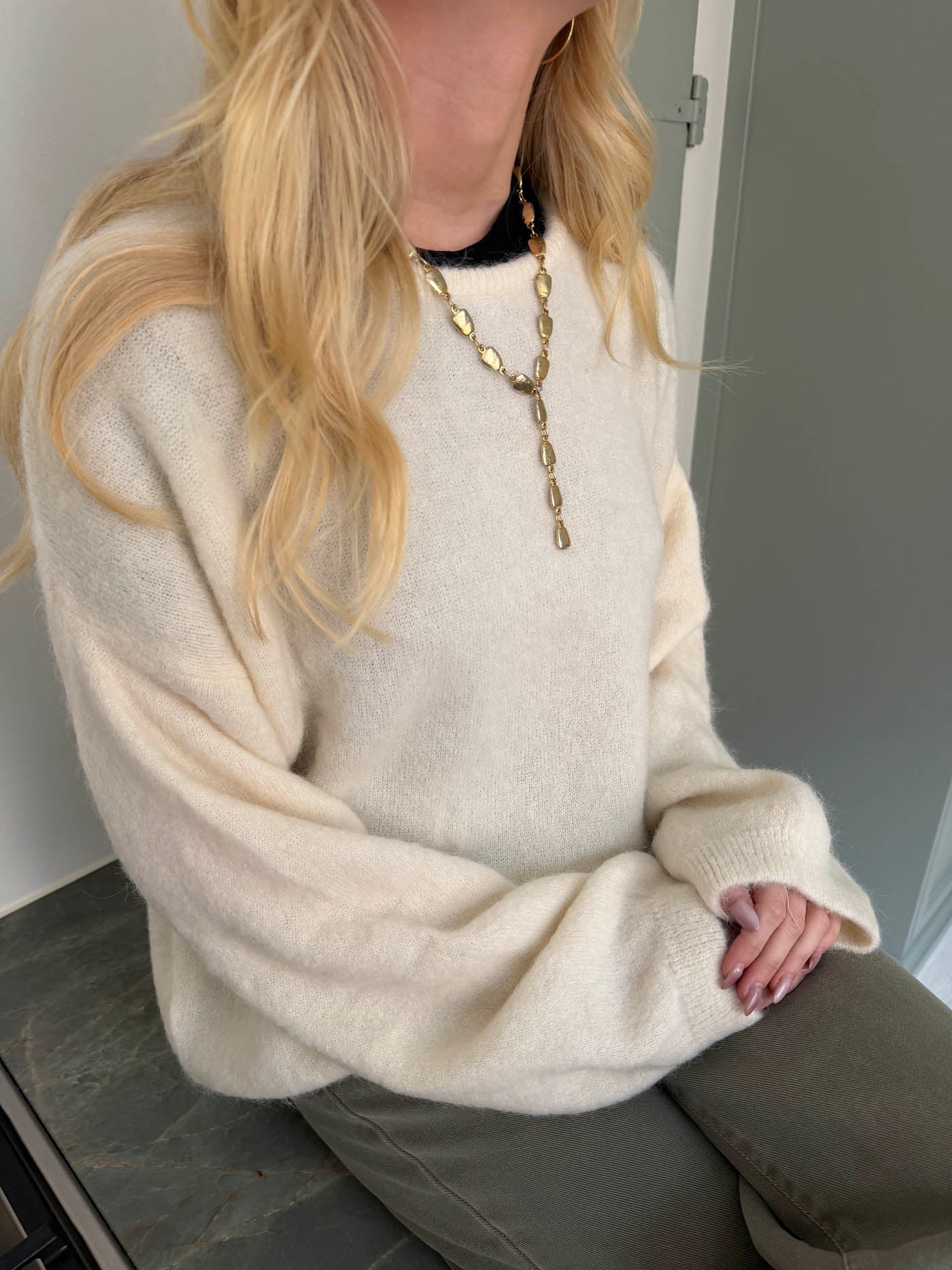 Sierra knit - Off white – Designbysi.se