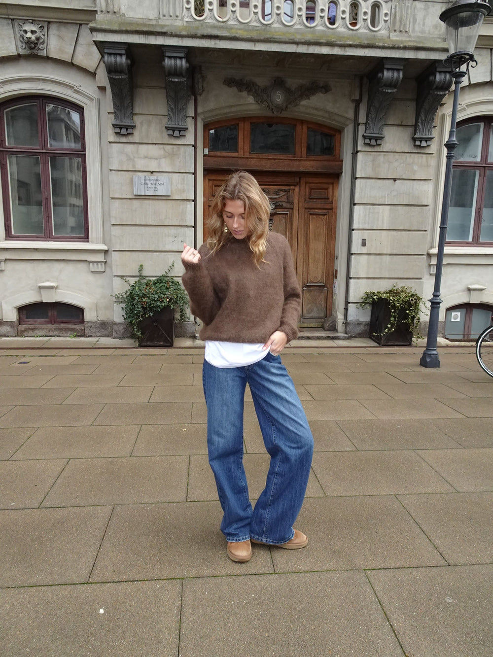 Zuzanna mohair knit - Brown