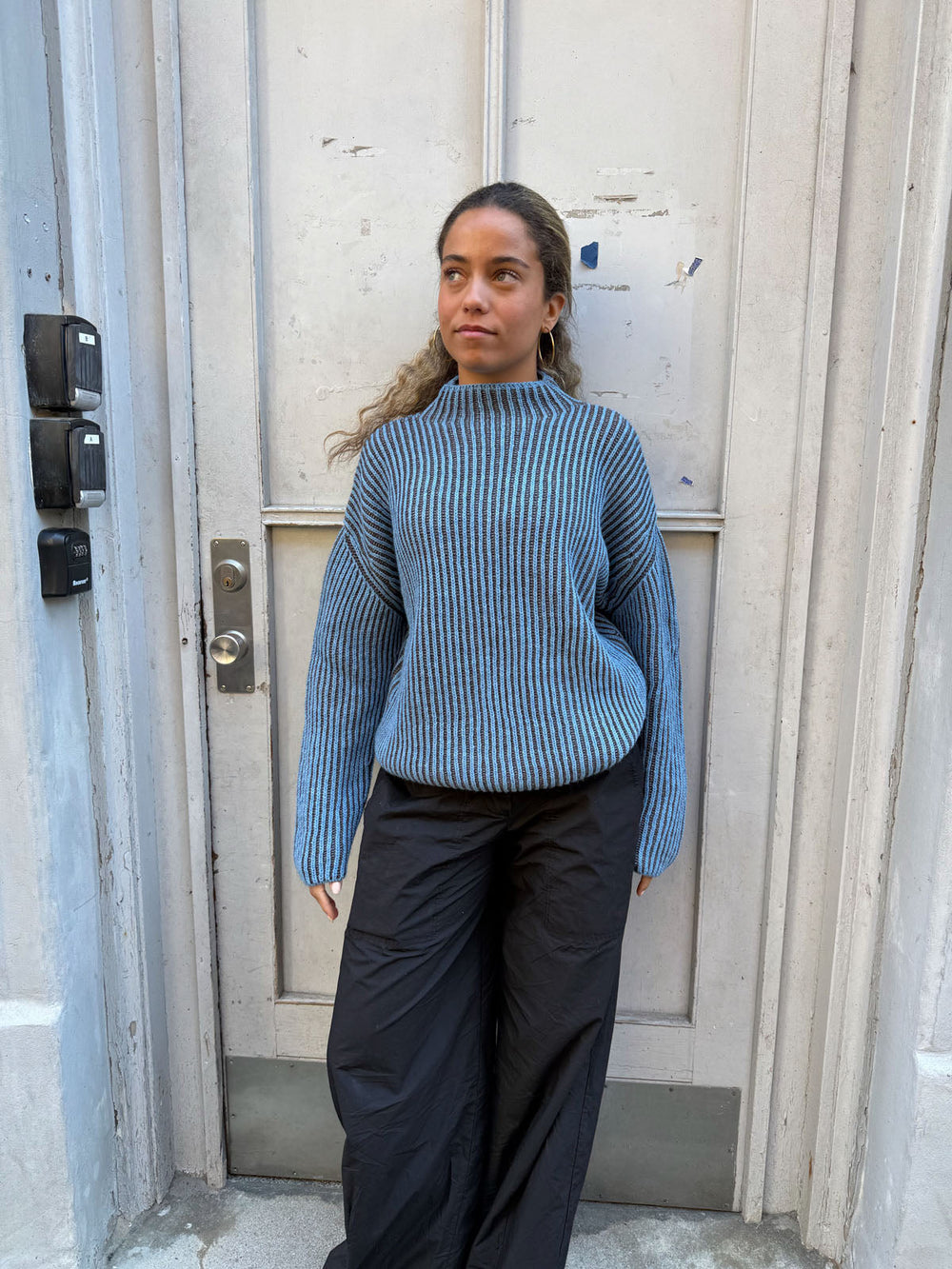 Silkeline turtleneck - Blue