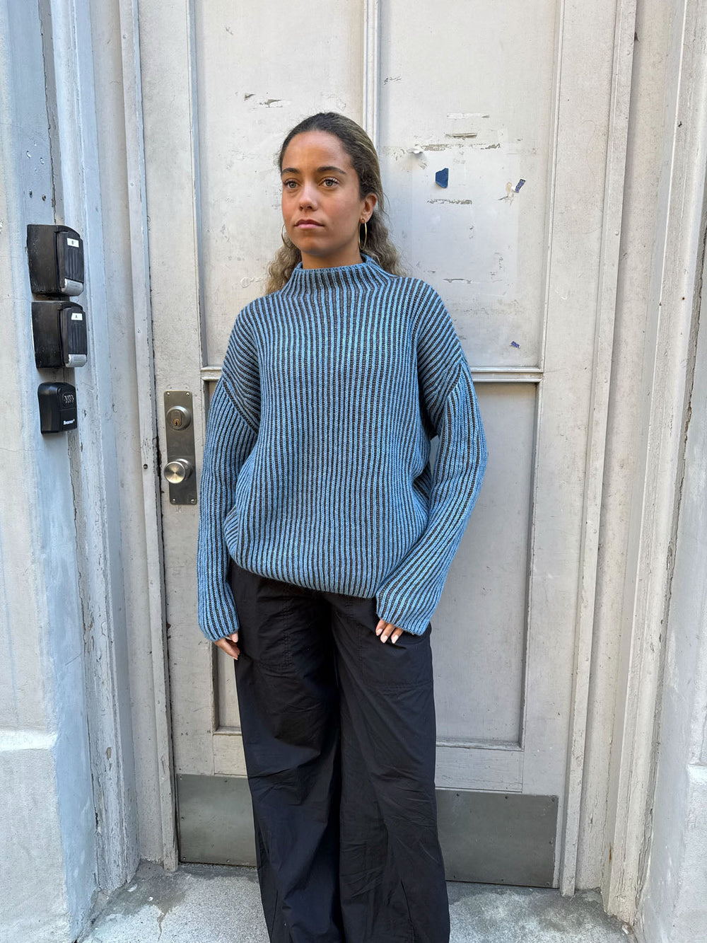 Silkeline turtleneck - Blue