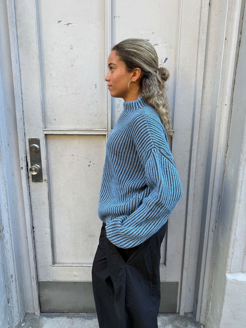 Silkeline turtleneck - Blue