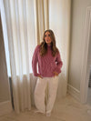 Silkeline turtleneck - Purple/red