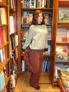 Selora knit with stripes - Green/white