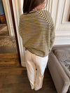Lulanna knit with stripes - Yellow/brown