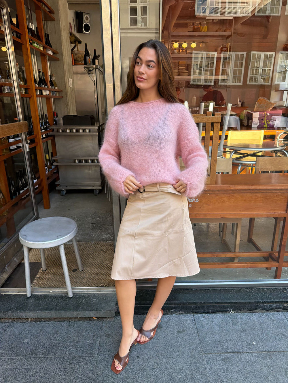 Elara mohair knit - Pink