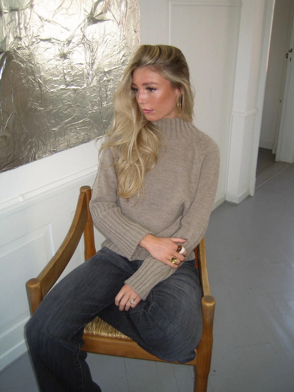 Alyssa turtleneck - Beige