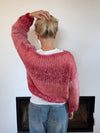 Pastana knitted sweater – Pink/red