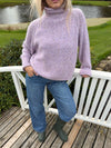 Cally turtleneck knit - Light purple
