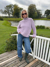 Cally turtleneck knit - Light purple