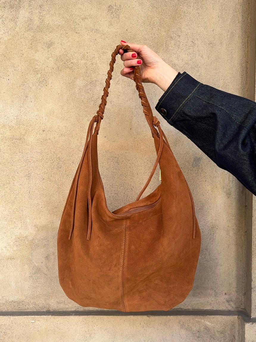 Fiala bag in suede - Brown