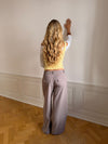 Anja suit pants - Grey/beige