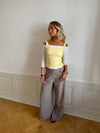 Anja suit pants - Grey/beige