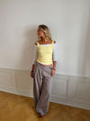 Anja suit pants - Grey/beige