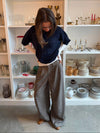 Finnja suitpants with straight legs - Grey