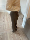 Holga pinstriped suit pants - Brown/white