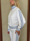 Isabelle sweatshirt - White/blue