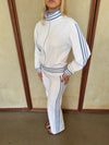Isabelle sweatshirt - White/blue