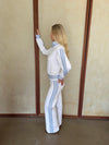 Isabelle sweatshirt - White/blue