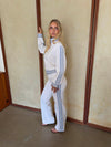 Isabelle sweatshirt - White/blue