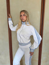 Isabelle sweatshirt - White/blue