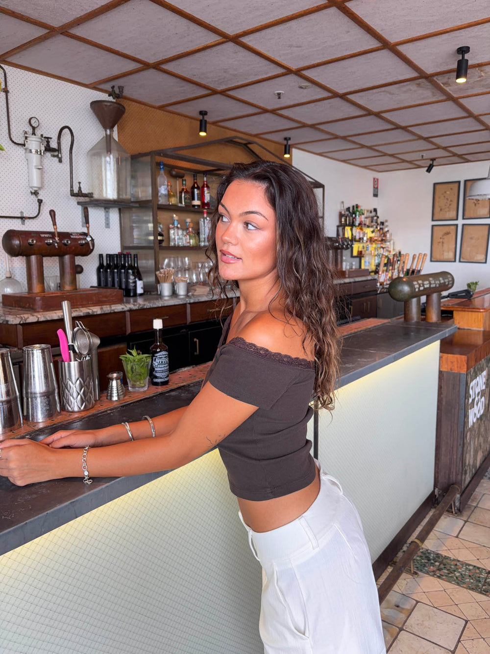 Luda t-shirt - Brown