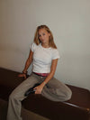 Tiana ribbed t-shirt - White