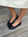 Tuvina split toe ballerina - Black