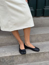 Tuvina split toe ballerina - Black