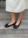 Tuvina split toe ballerina - Black