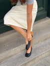 Tuvina split toe ballerina - Black