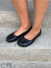 Auletta split toe ballerina with tabis - Black