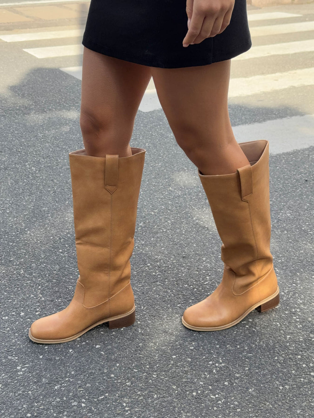 Justina tall boots - Camel