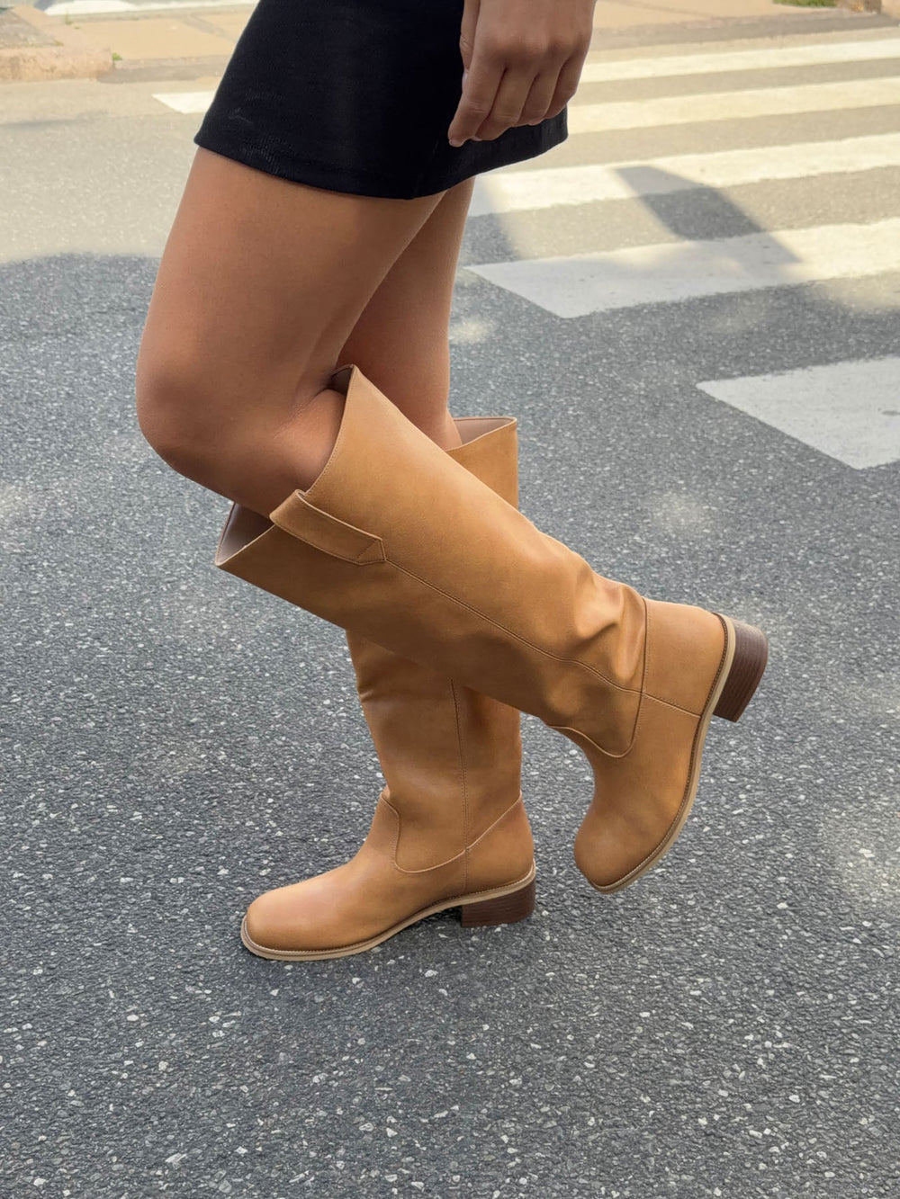 Justina tall boots - Camel