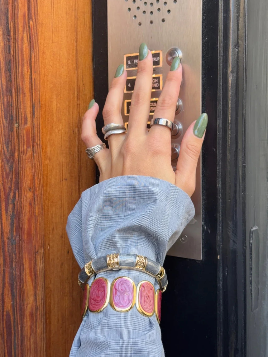 Tamma bracelet - Gold/blue