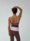 Essential tank top - Espresso/candyfloss
