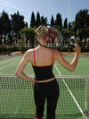 Speedana tank top - Jet black/cherry