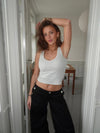 Chiara tank top - Light grey