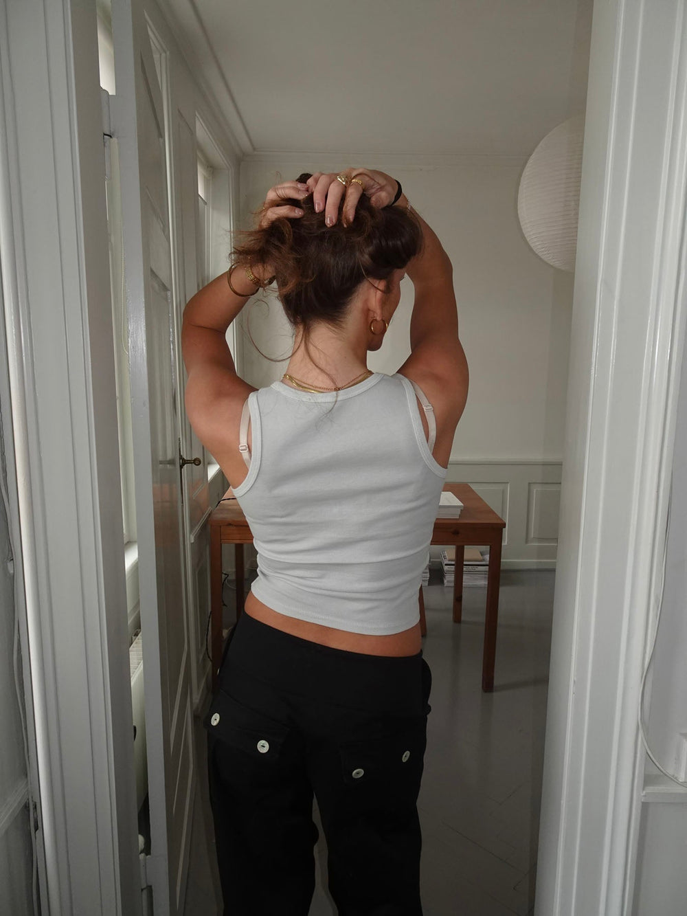 Chiara tank top - Light grey