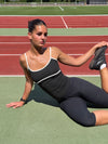 Speedana tank top - Jet black/cloud