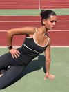 Speedana tank top - Jet black/cloud