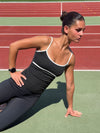 Speedana tank top - Jet black/cloud