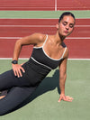 Speedana tank top - Jet black/cloud