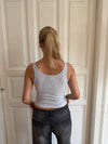 Marlo ribbed tanktop - Grey